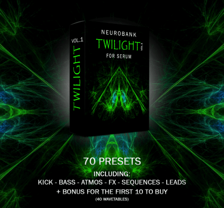 Neurology Neurobank Twilight Vol​.​1 (xFer Serum Presets by Neurology) Synth Presets